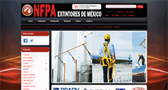 Desktop Screenshot of nfpaextintoresdemexico.com